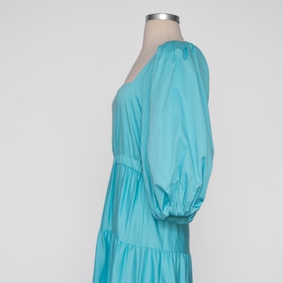 Alice + Olivia. Shayla Tiered Gathered Cotton-blend Maxi‎ Dress. - Picture 12 of 16